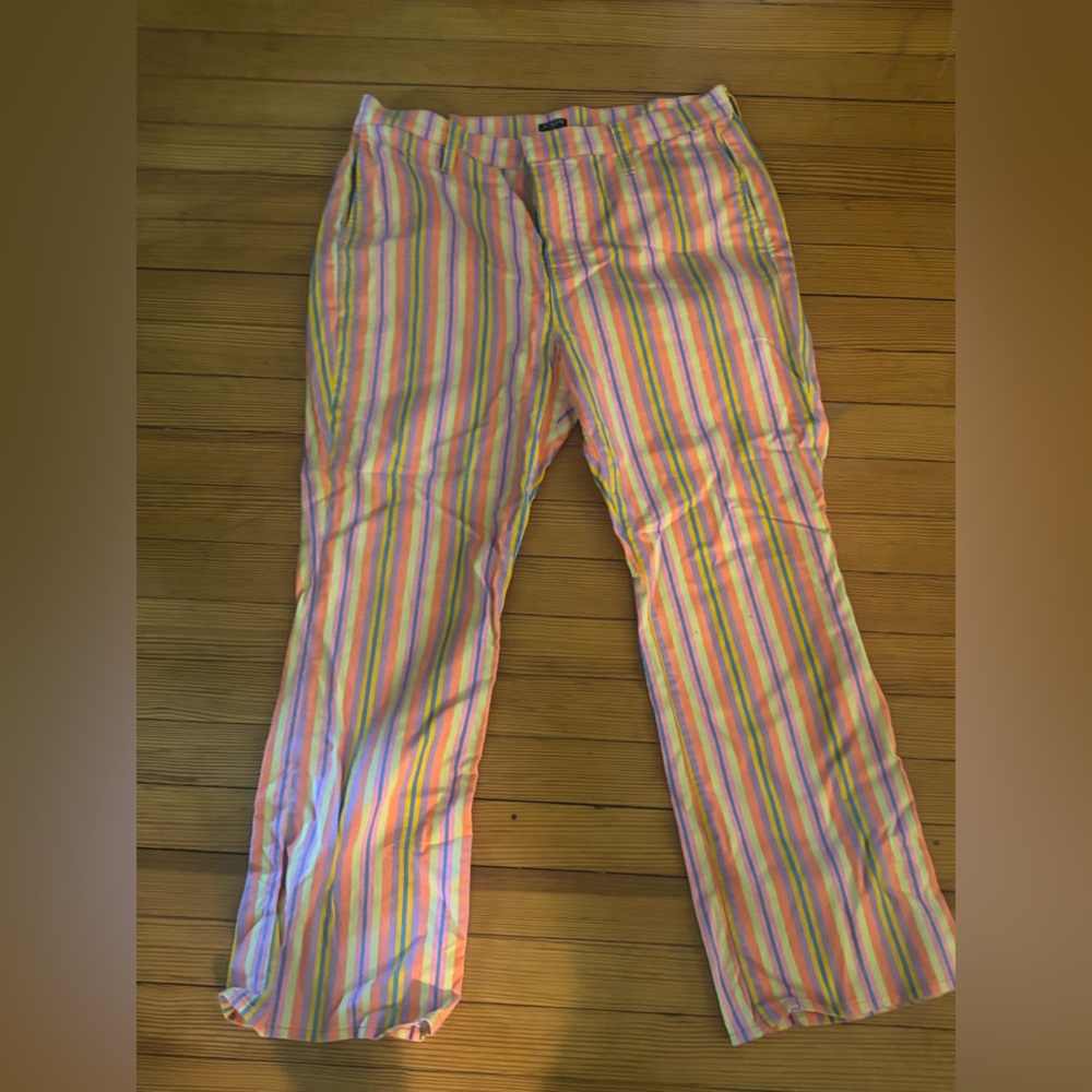 J. Crew Multicolor Striped Pants